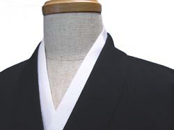 ウールの作務衣(G006ブラック)