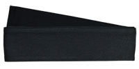 W115　角帯（綿撚杢ストライプ G415番×黒）