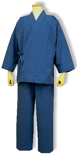 木綿の作務衣(2012-ブルー)